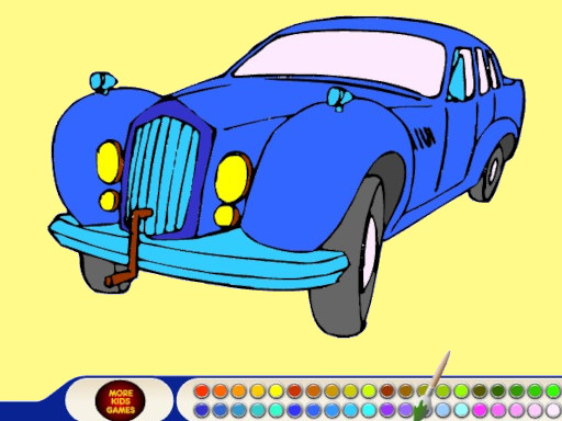 Old Car Coloring Game