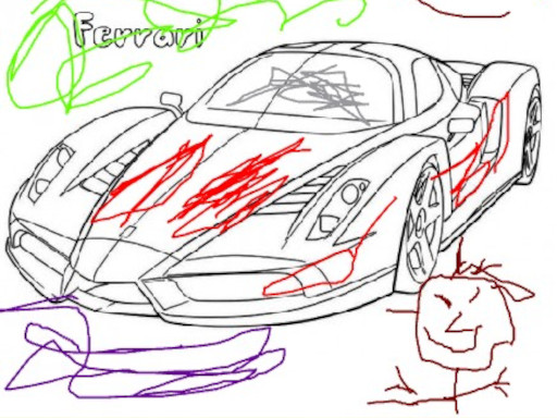 Racing Cars Drawing Game Image Racing Cars Drawing Game
